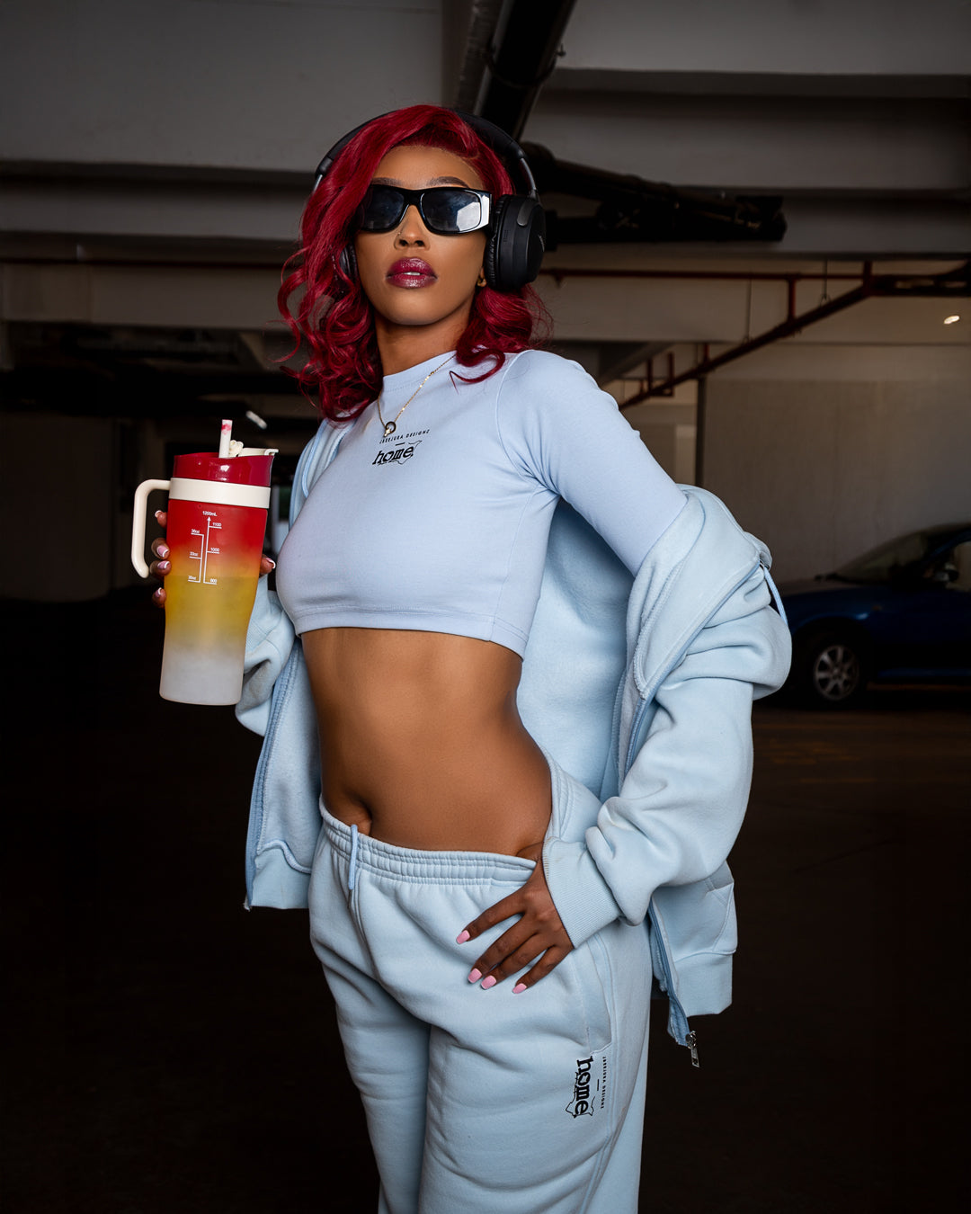 Aria Long Sleeved Top - Sky Blue