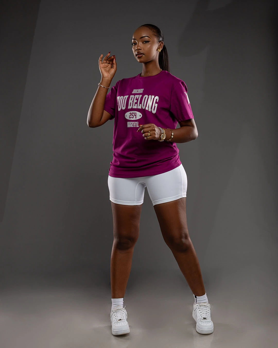 The Ignite Tee - Fuchsia