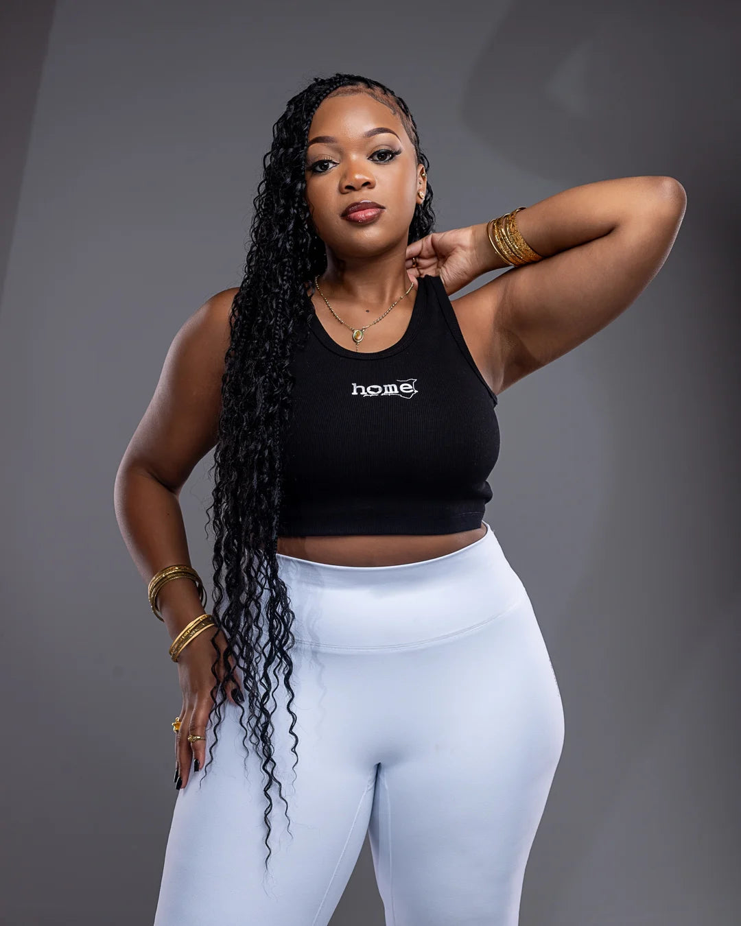 Mushie Vest Top - Black