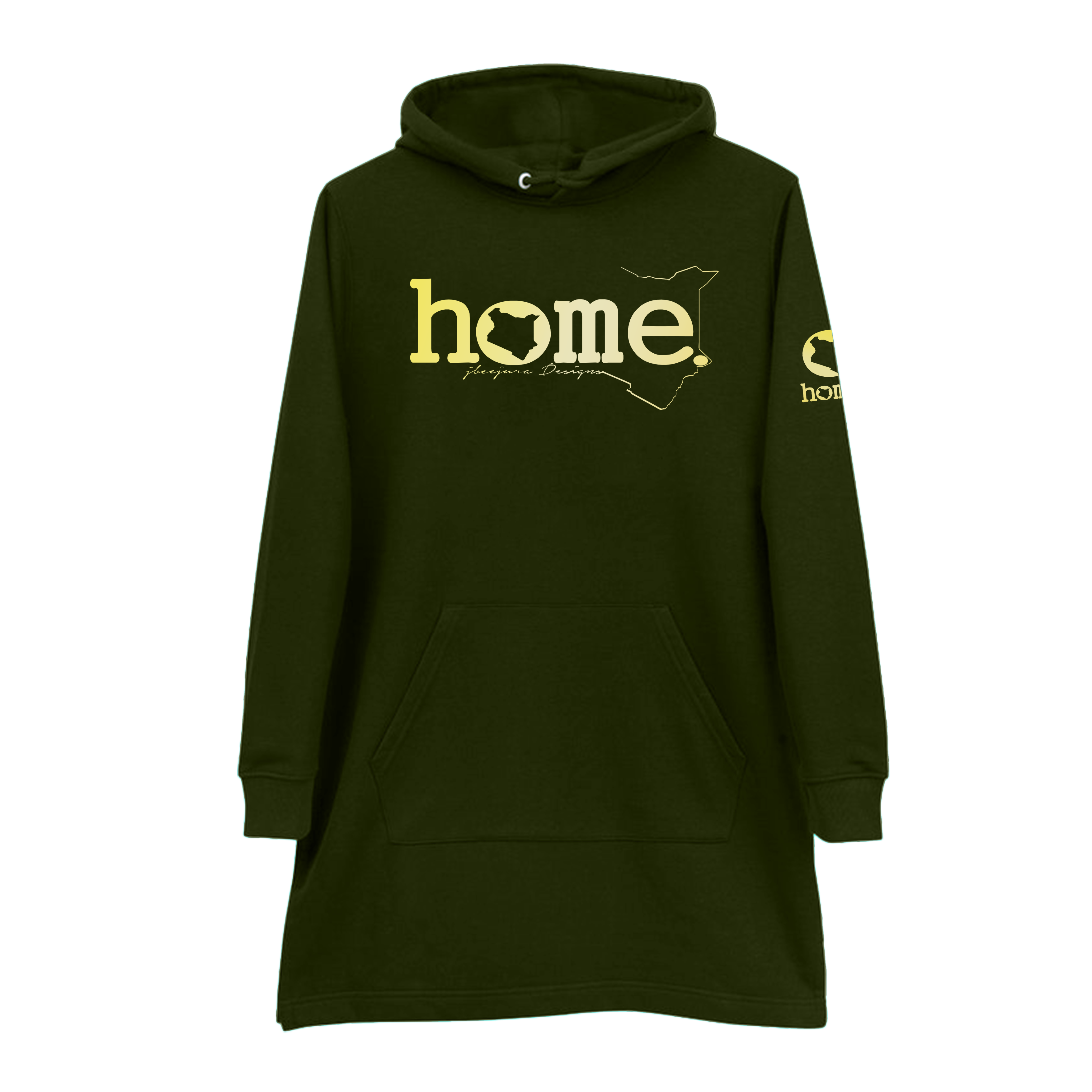 Hoodie Dress - Rich Green (Nuvetra Fabric)