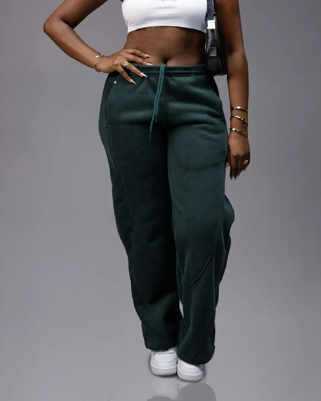 LÛME Cosy Pant – Rich Green