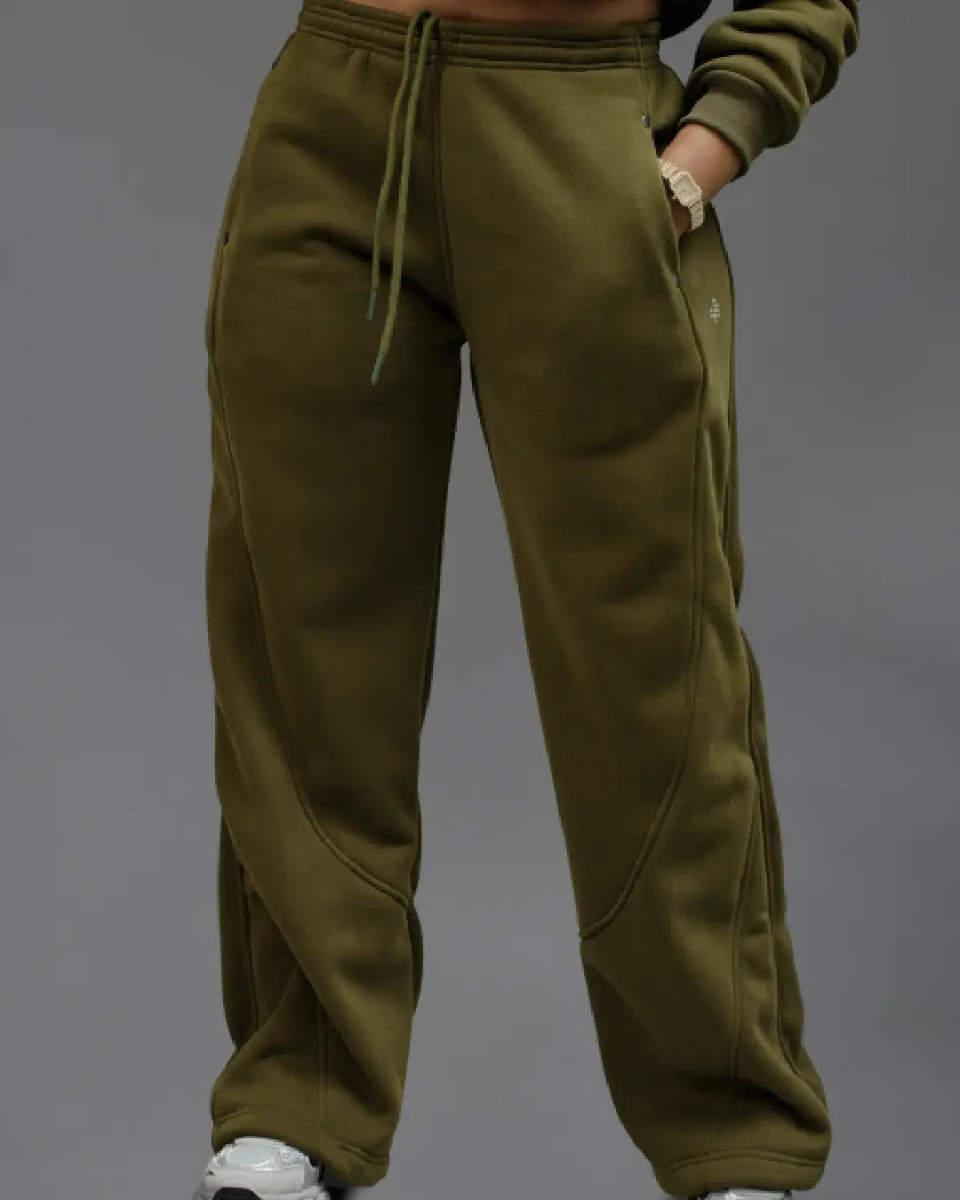 LÛME Cosy Pant – Army Green