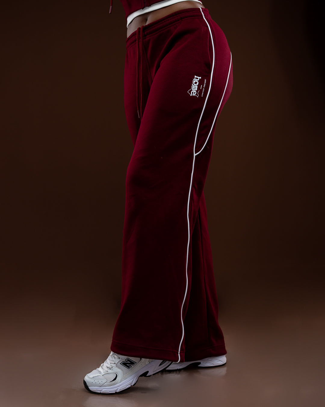 Cherie Pants - Maroon (Velvet Fabric)