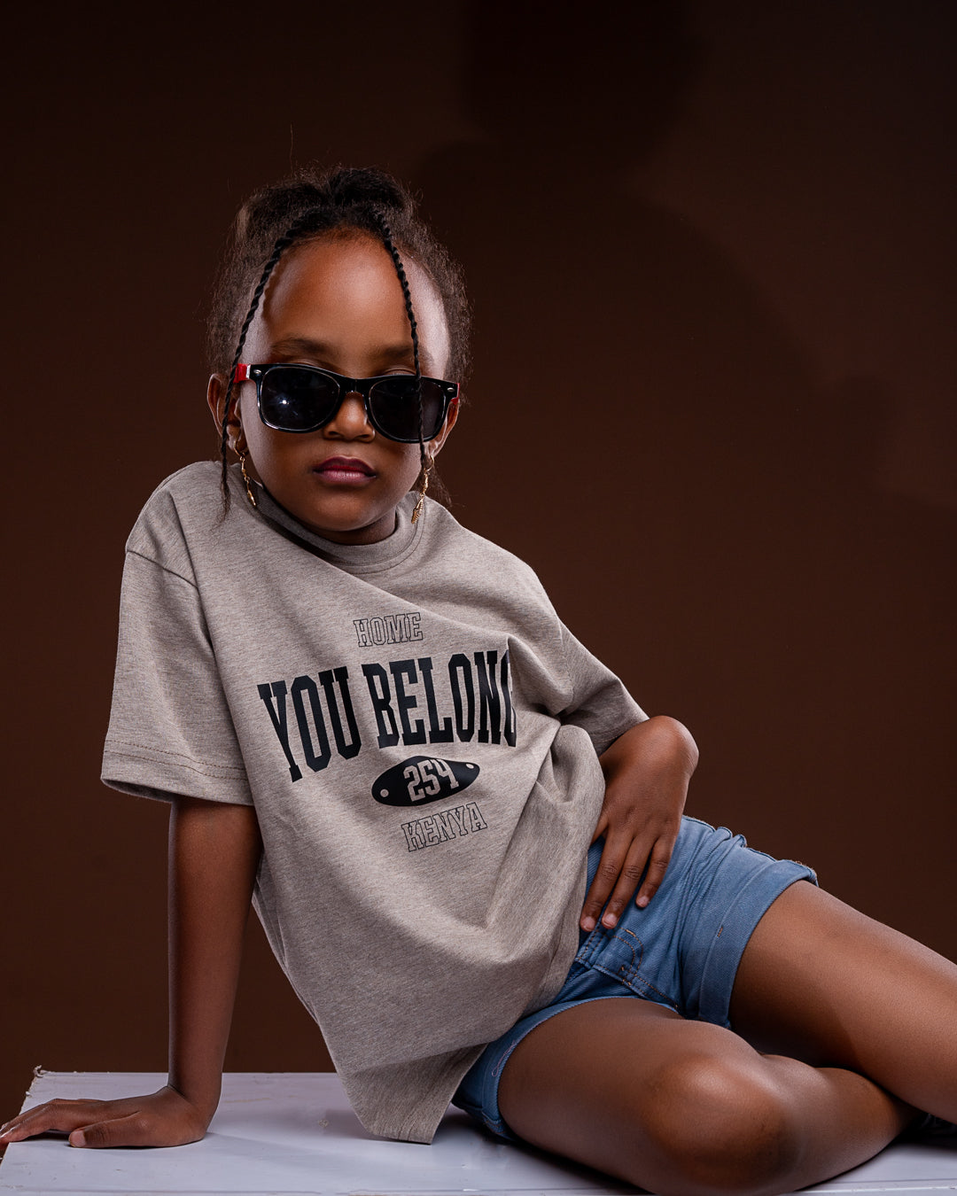 The Kids Ignite Tee - Mocha