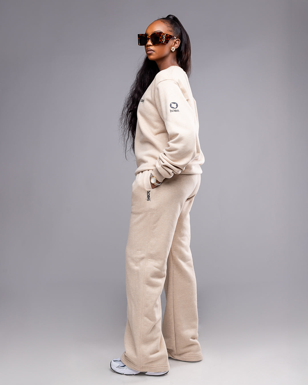 Women Cosy Pants - Mocha (Mid-Heavy Fabric)