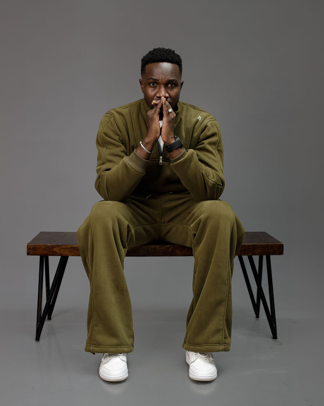 LÛME Men’s Matching Set – Army Green