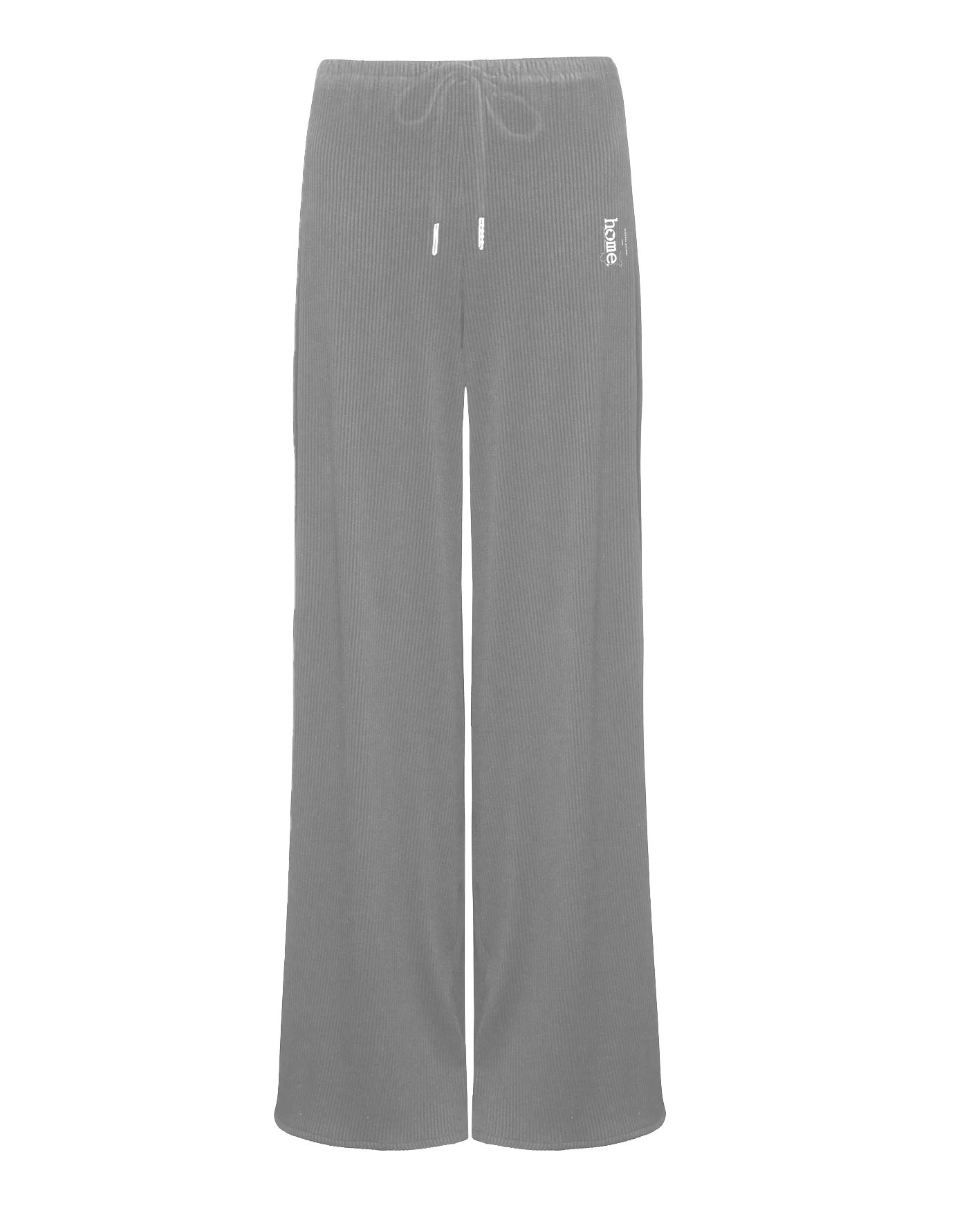 Womens Ribbed Cosy Pants - Granite