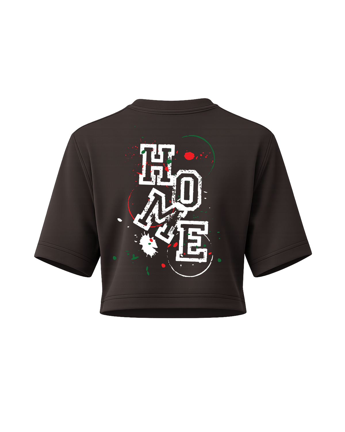 Serene Cropped Tee – Espresso