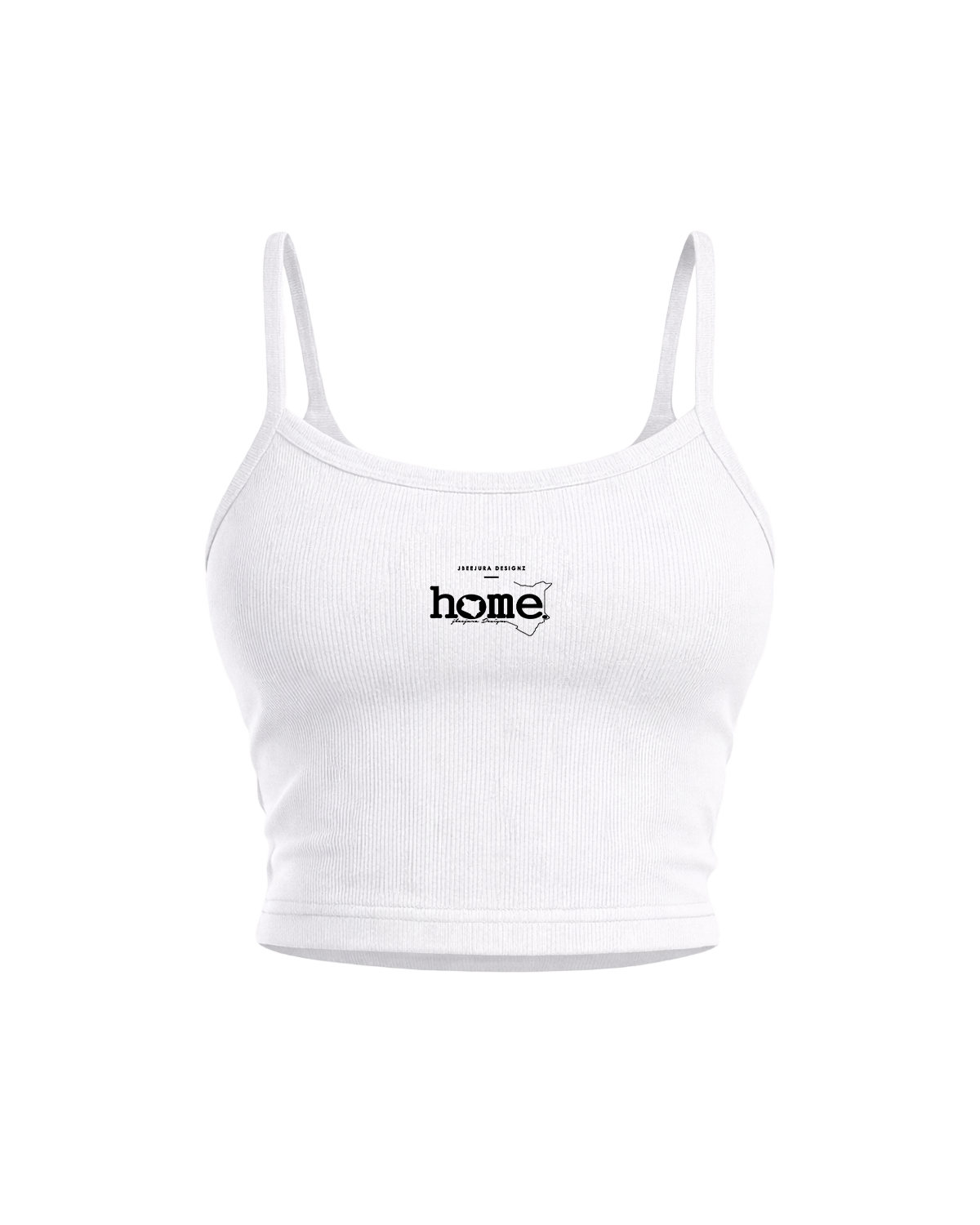 Slim Strap Vest Top - White