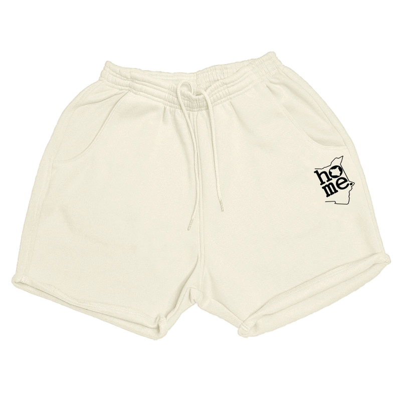 Women's Booty Shorts - Soft Beige (Mid Heavy Fabric)