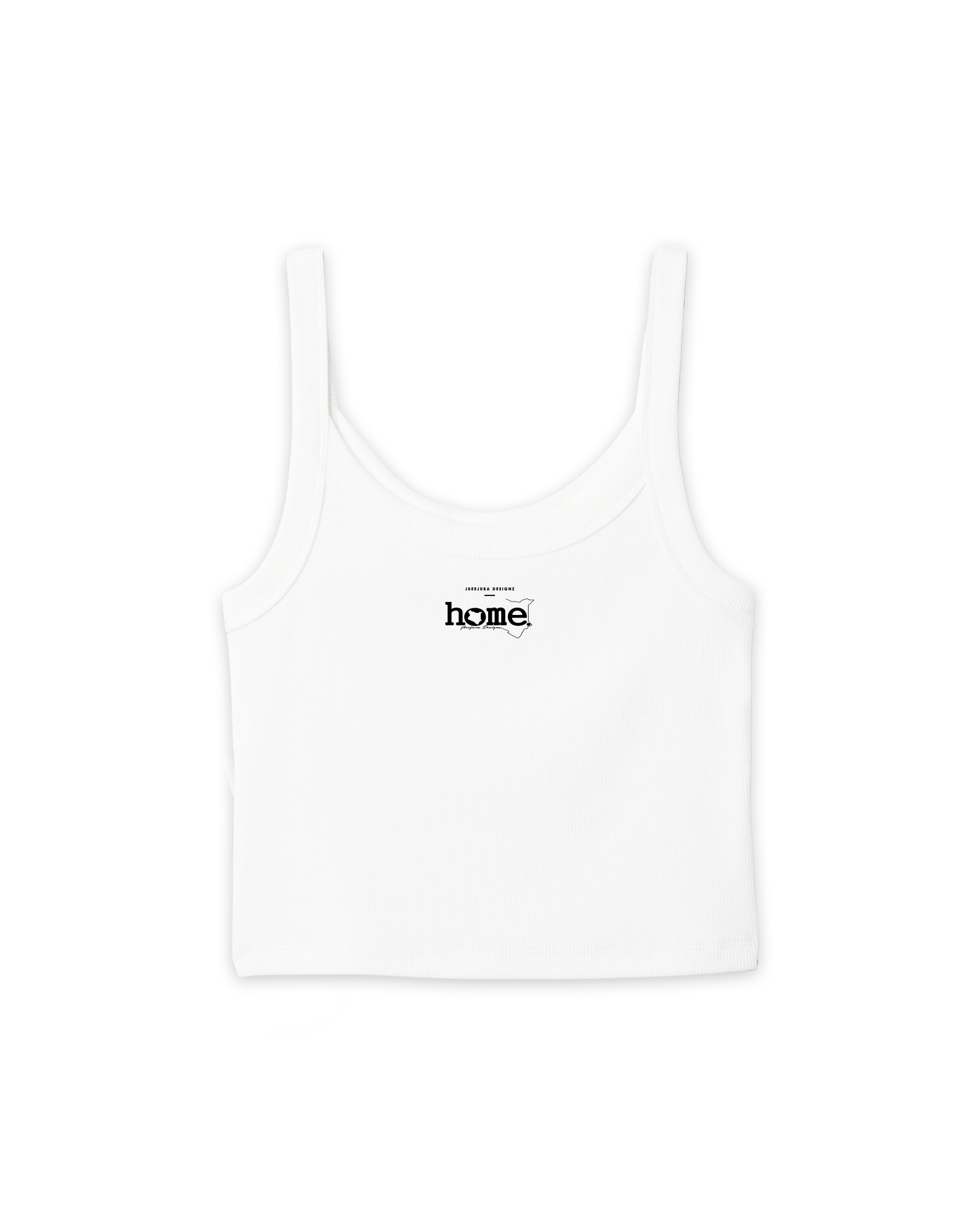 Slim Strap Vest Top - White