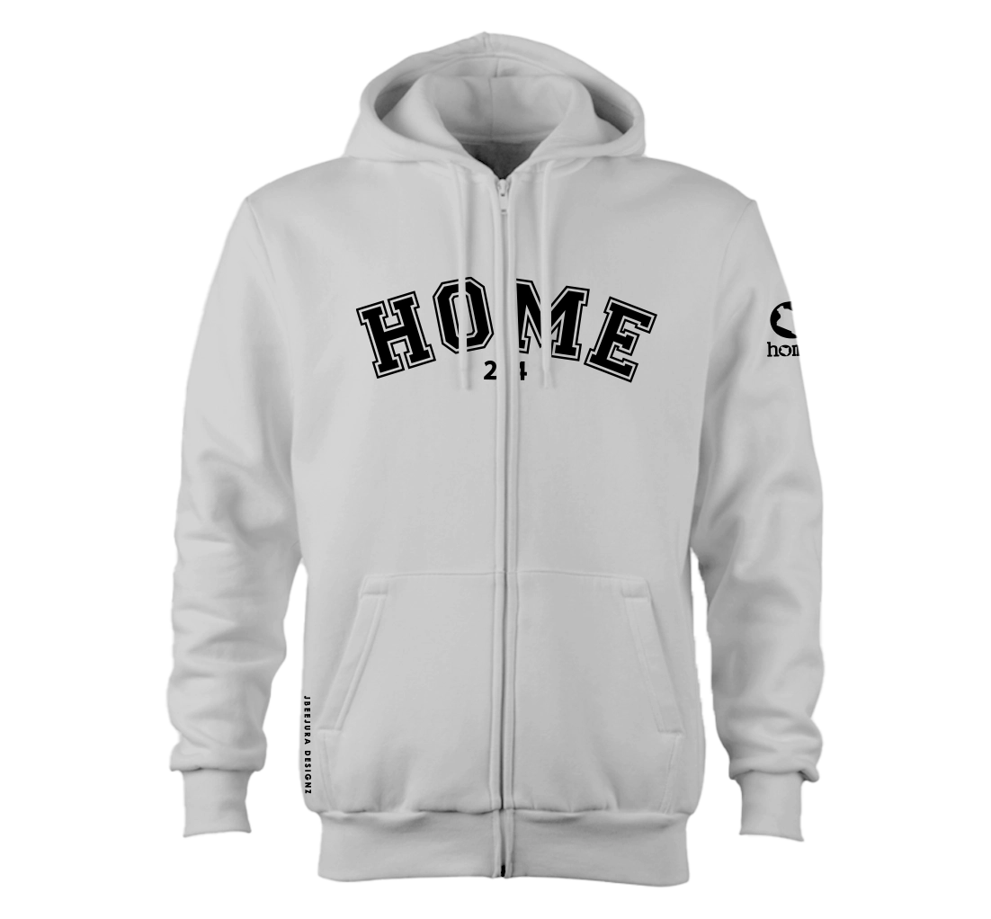 Zip-up Hoodie - Silver Mist(Heavy Fabric)