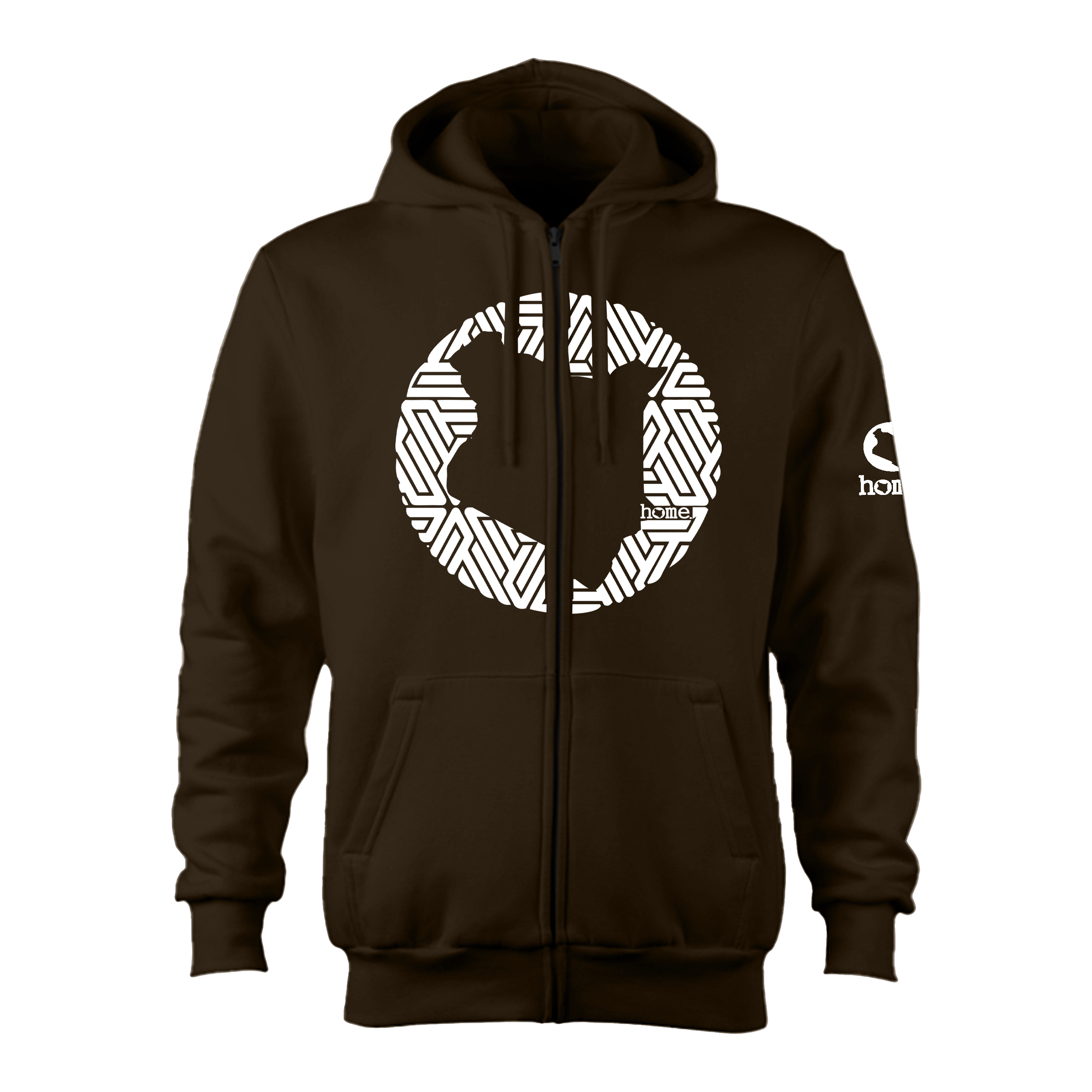 Zip-up Hoodie - Espresso (Nuvetra Fabric)