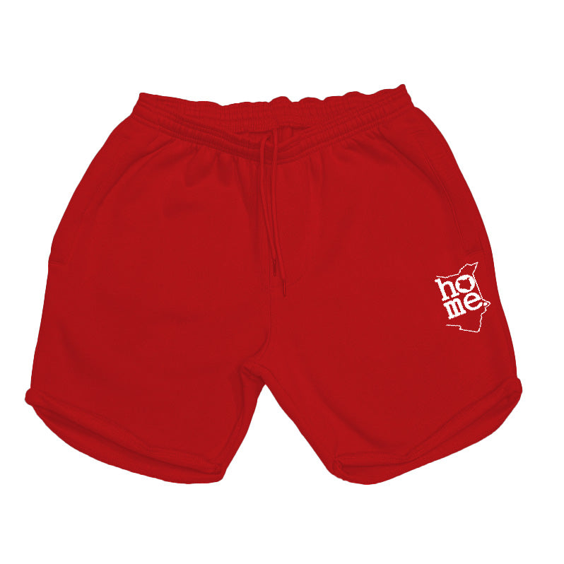 Kids Long Shorts - Red (NUVETRA™ Fabric)