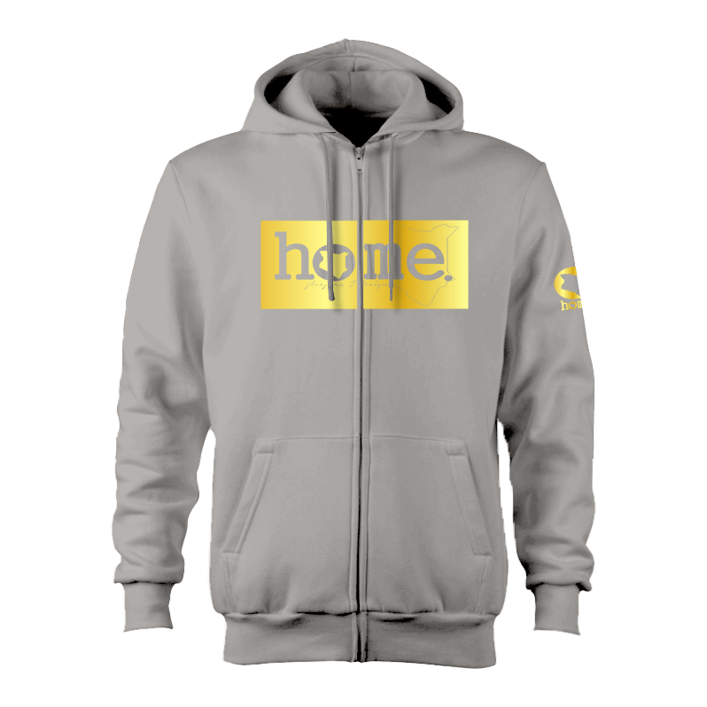 Zip-up Hoodie - Light Grey (Heavy Fabric)