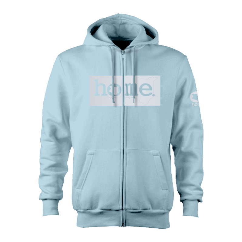 Kids Zip-Up Hoodie - Sky Blue (Heavy Fabric)