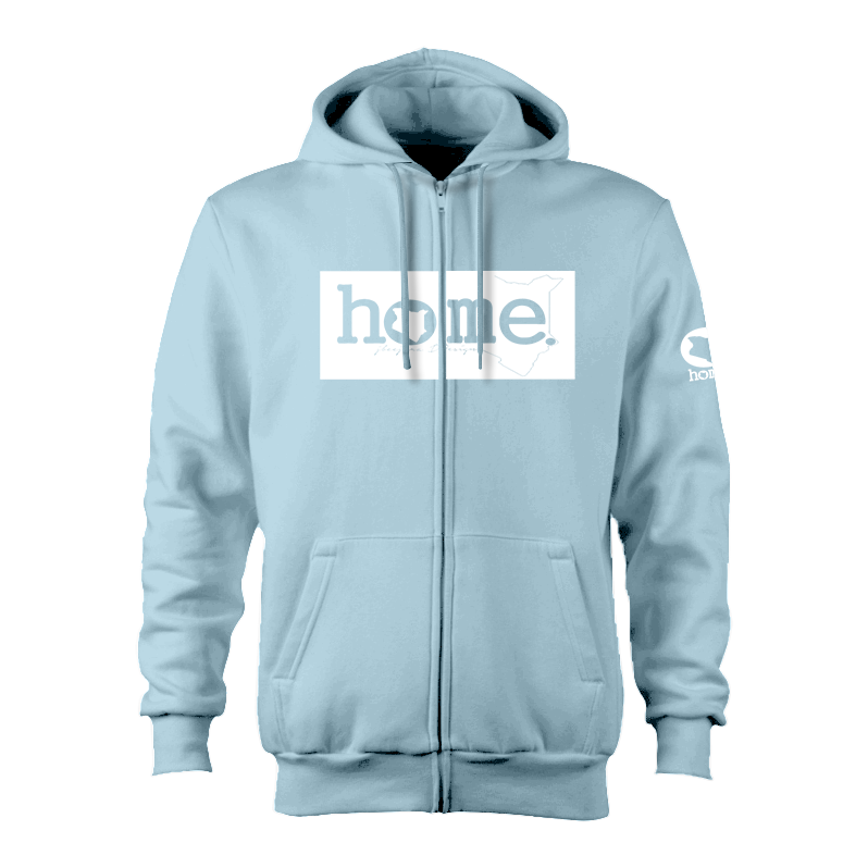 Zip-up Hoodie - Sky Blue (Heavy Fabric)