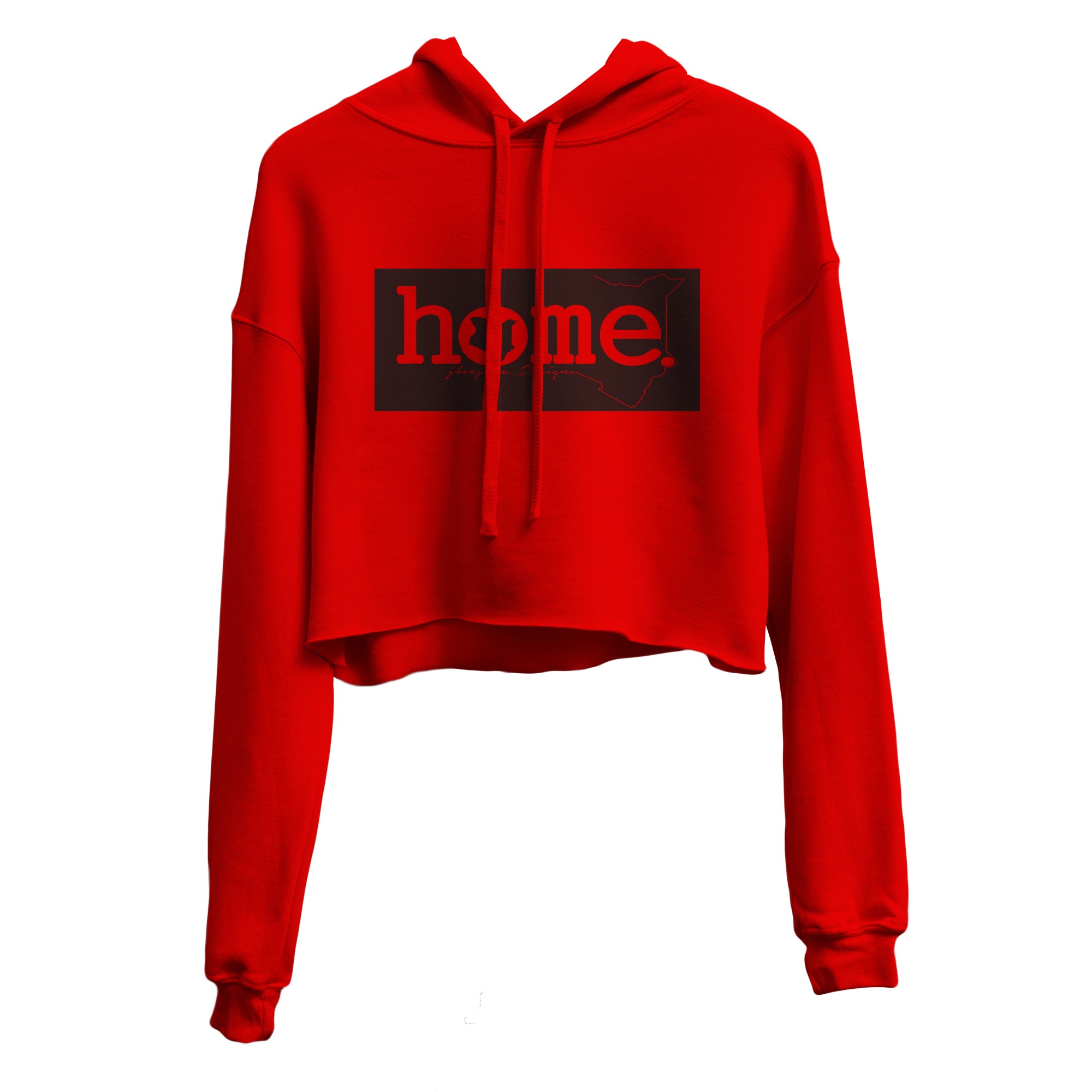 Cropped Hoodie - Red (Mid-Heavy Fabric)