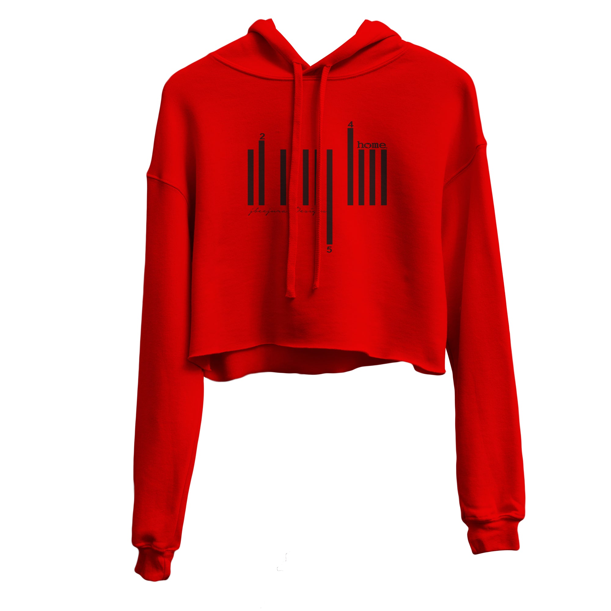 Cropped Hoodie - Red (Mid-Heavy Fabric)