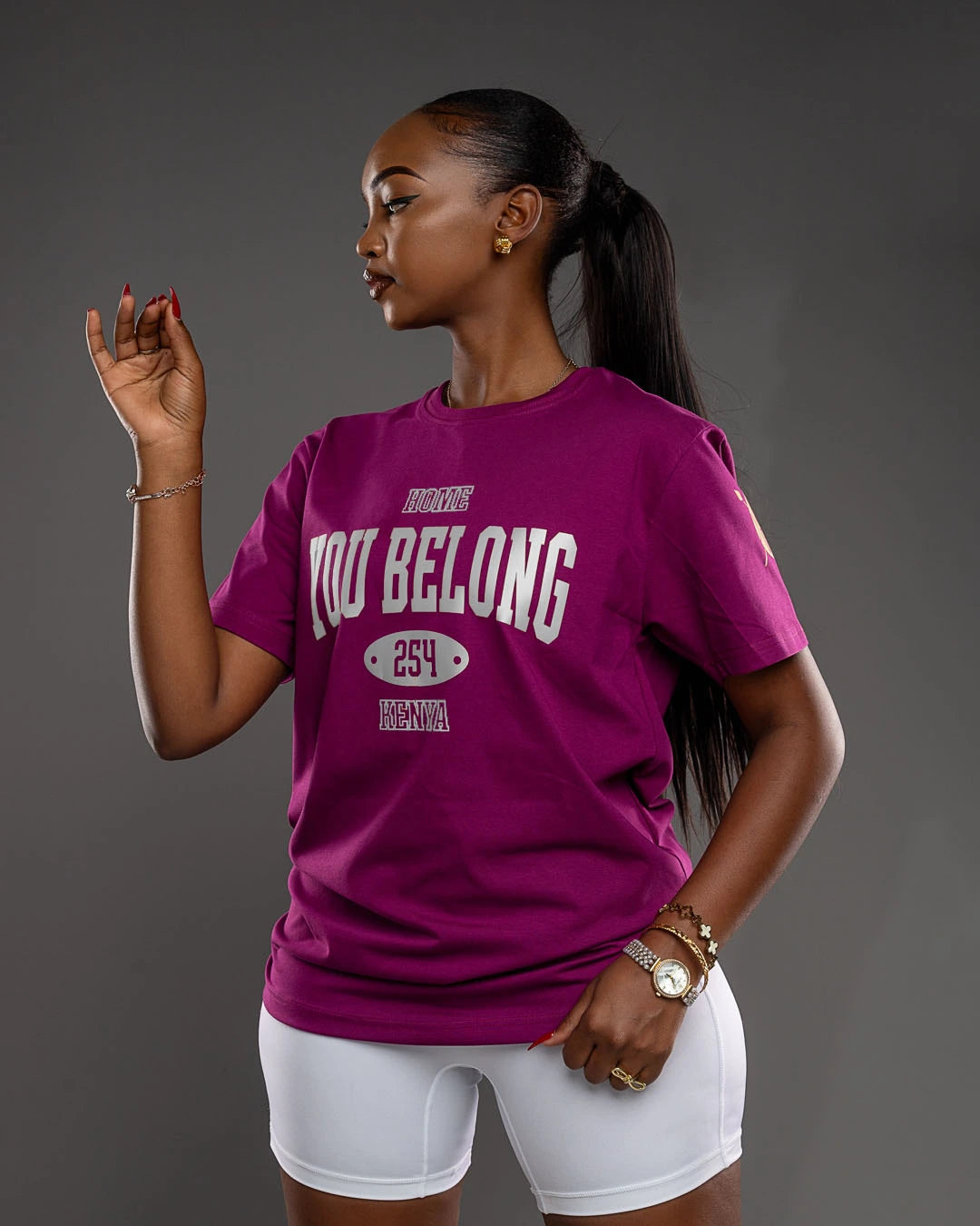 The Ignite Tee - Fuchsia