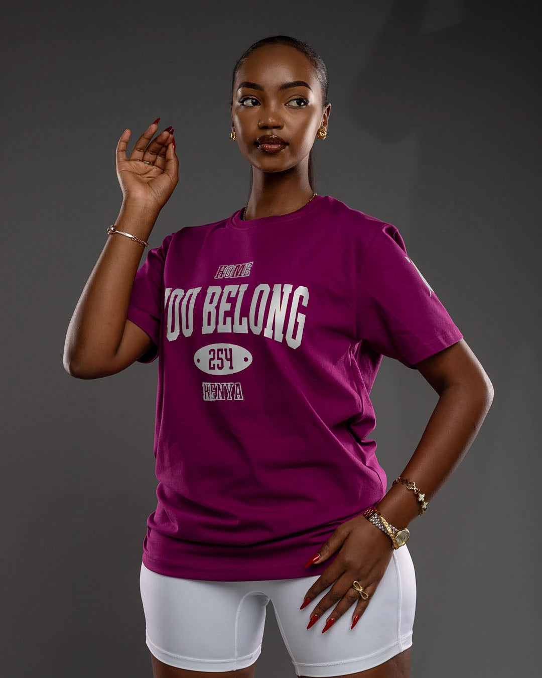 The Ignite Tee - Fuchsia