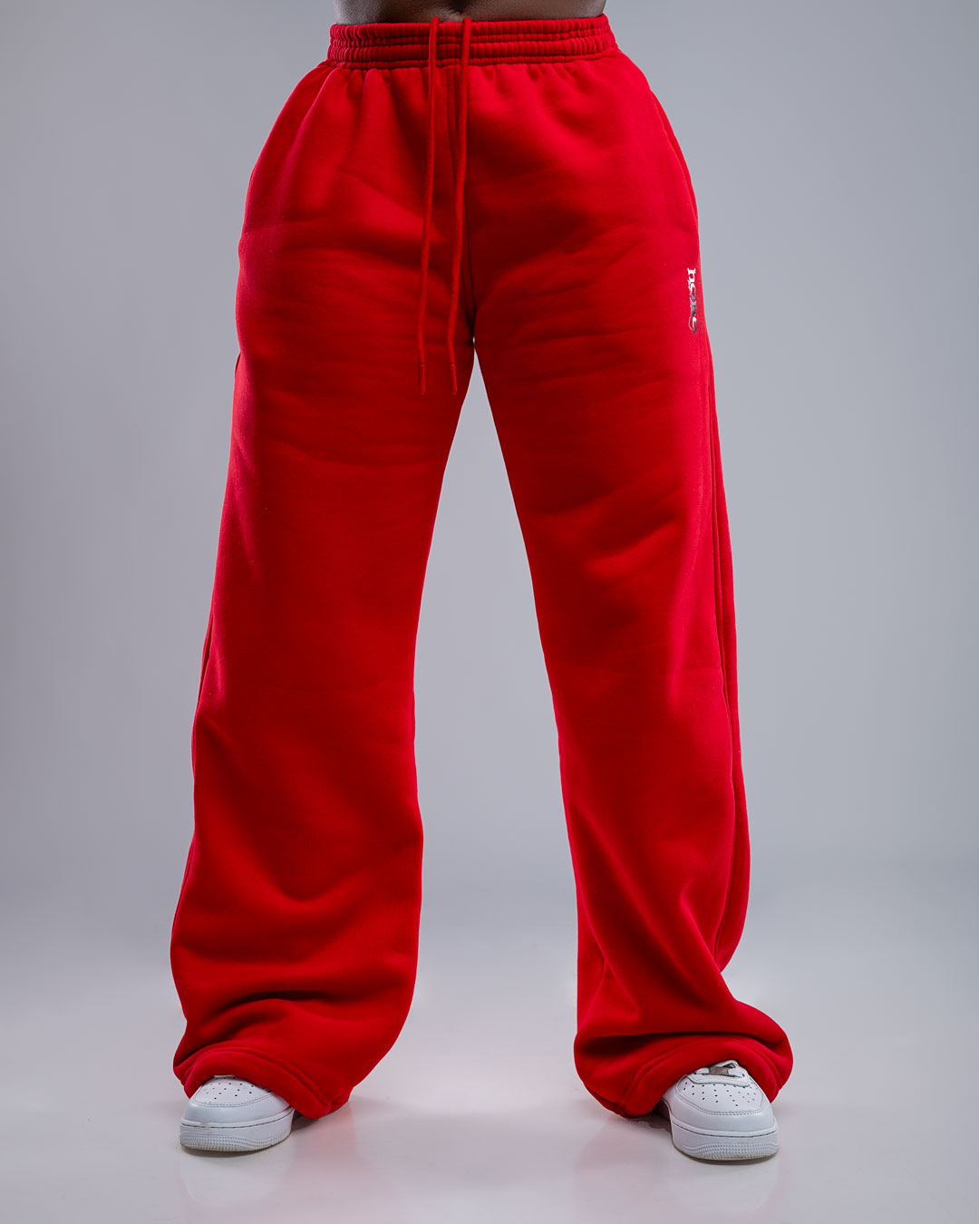 Womens Cosy Pants - Red (Mid Heavy Fabric)
