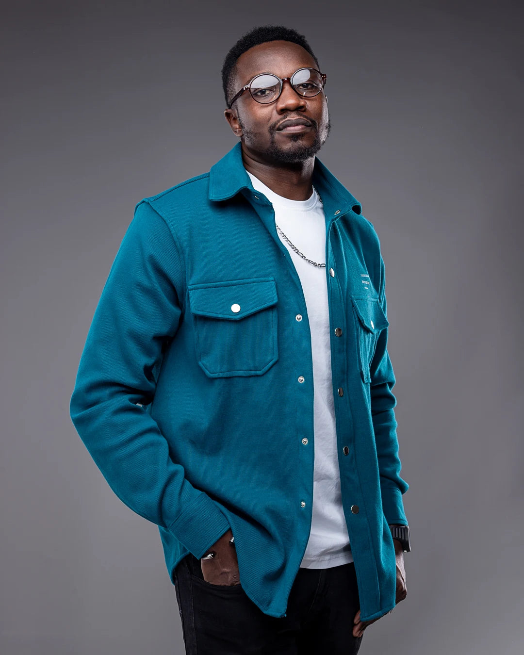 Stature Shirt - Deep Aqua