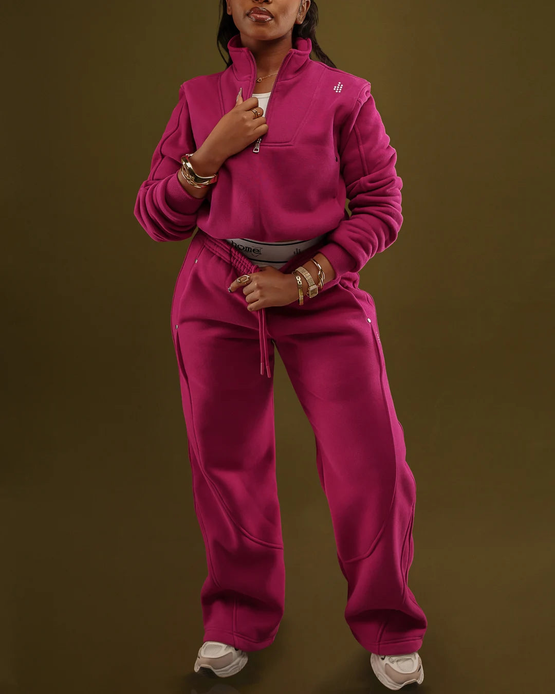 LÛME Cosy Pant – Fuchsia
