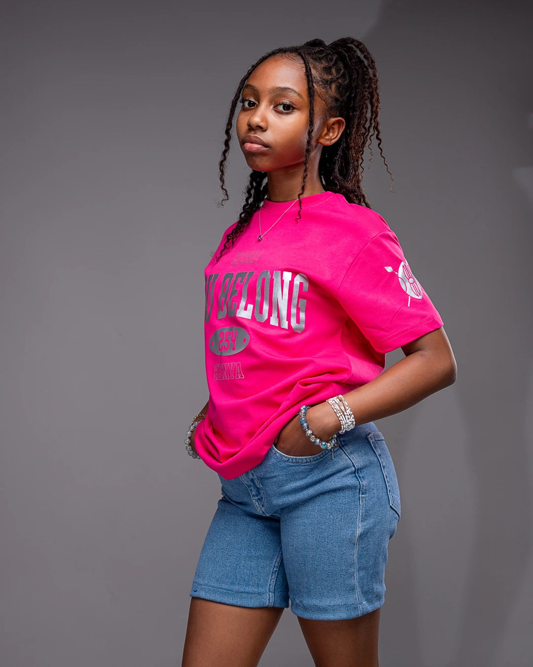 The Kids Ignite Tee - Hot Pink