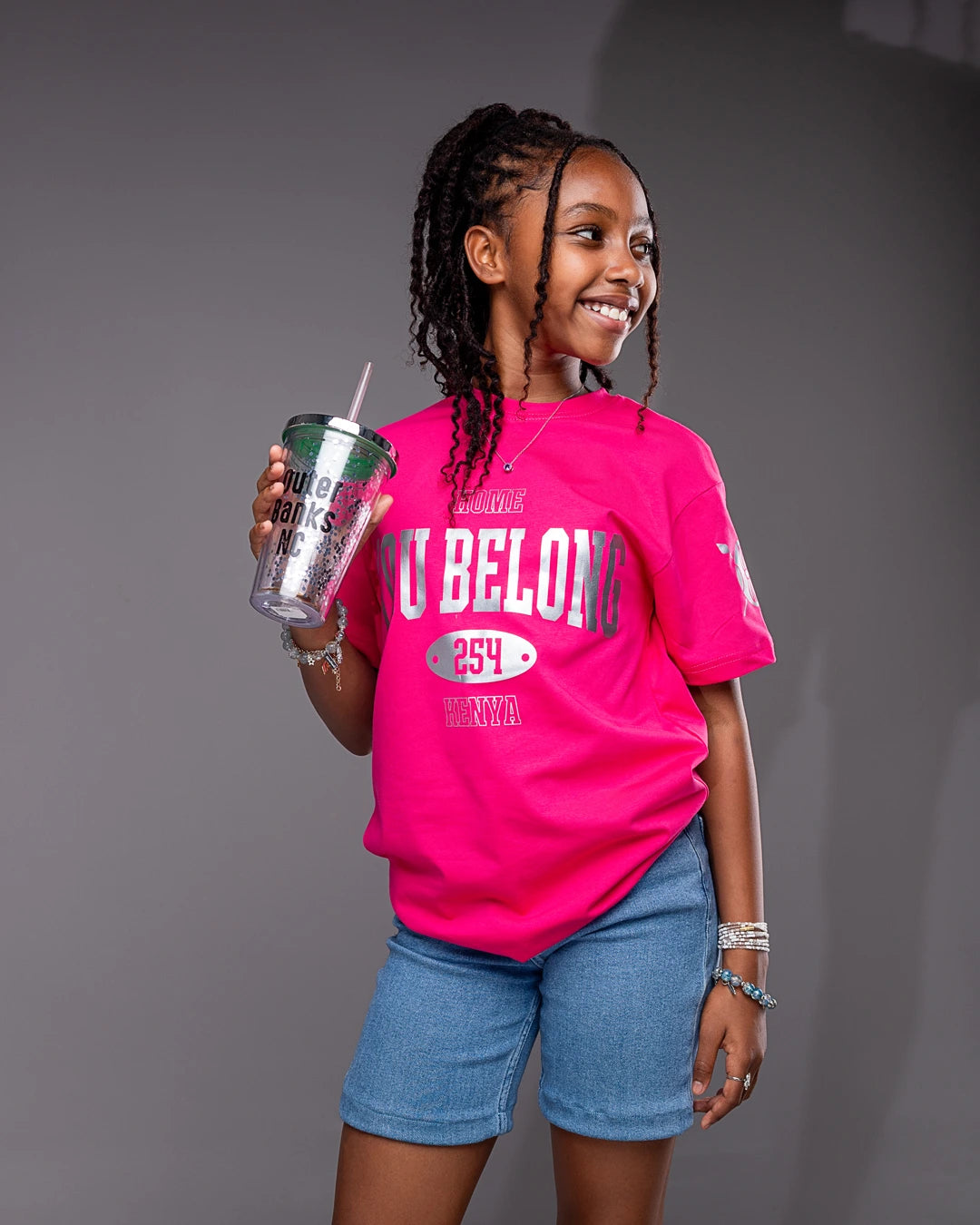 The Kids Ignite Tee - Hot Pink