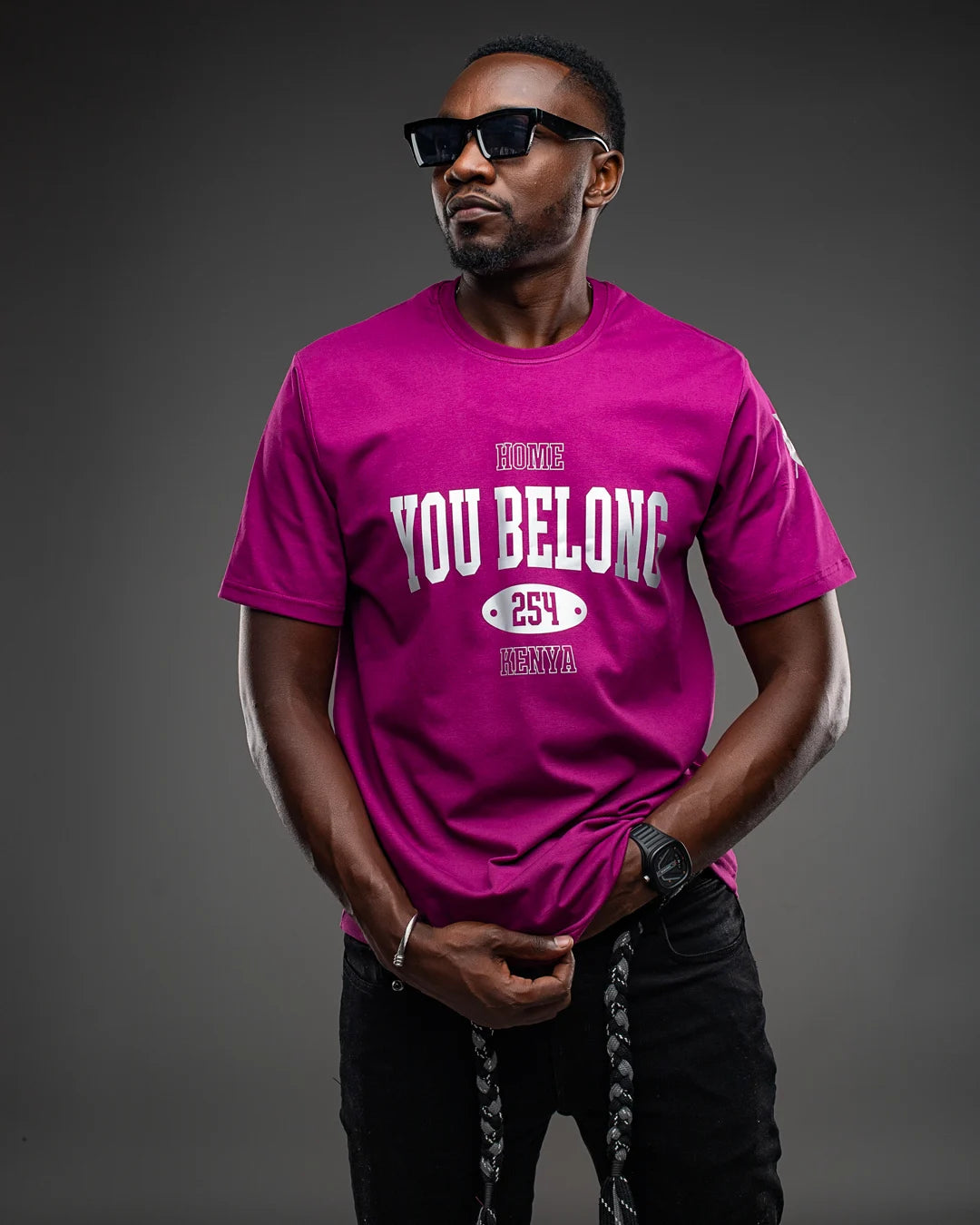 The Ignite Tee - Fuchsia