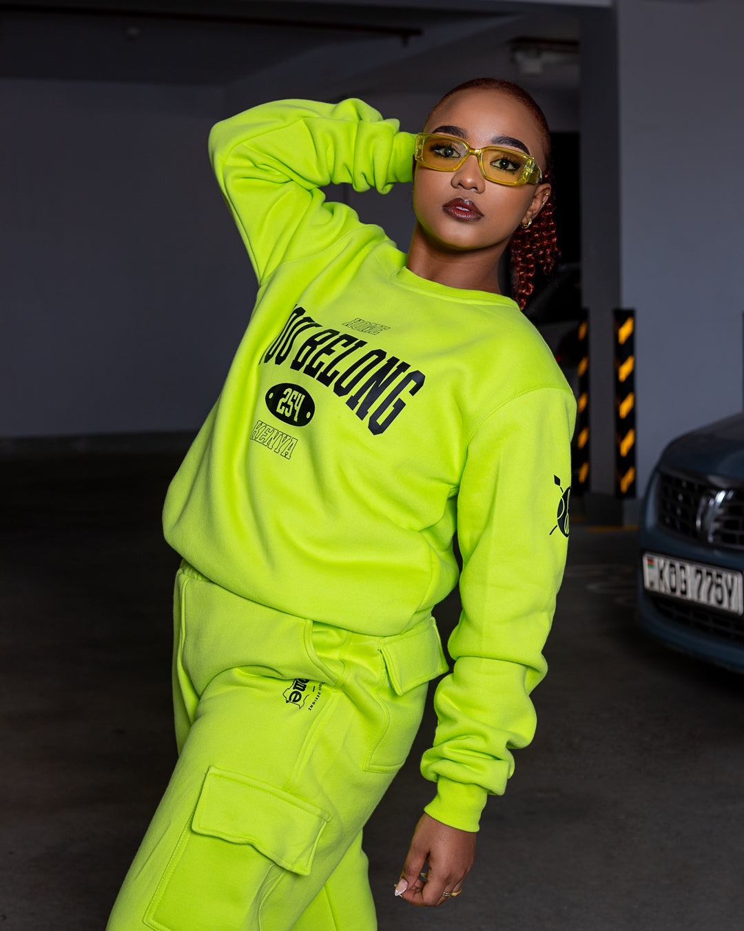 Lime Green Ignite Sweatshirt