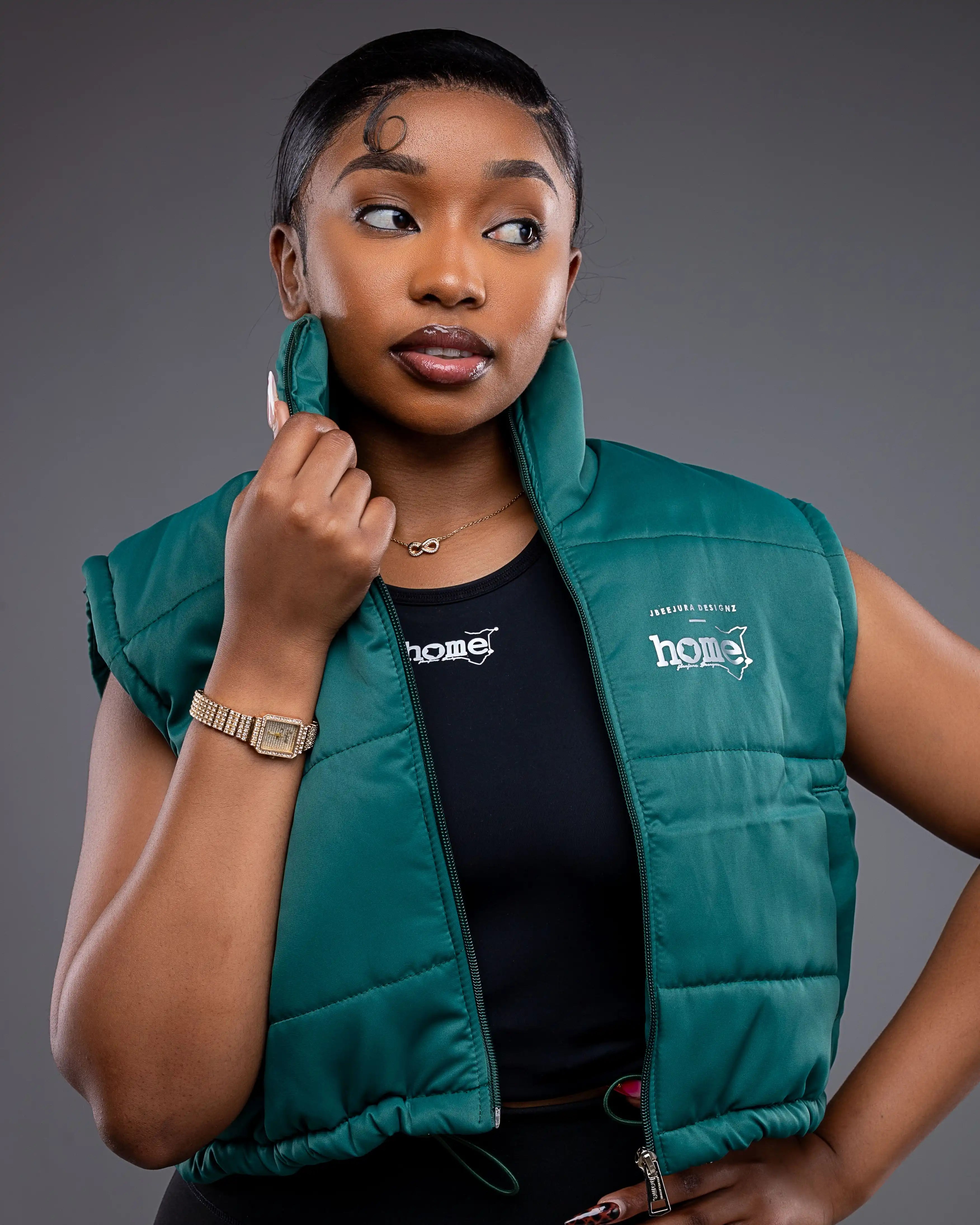 Cropped Luna Jacket - Rich Green