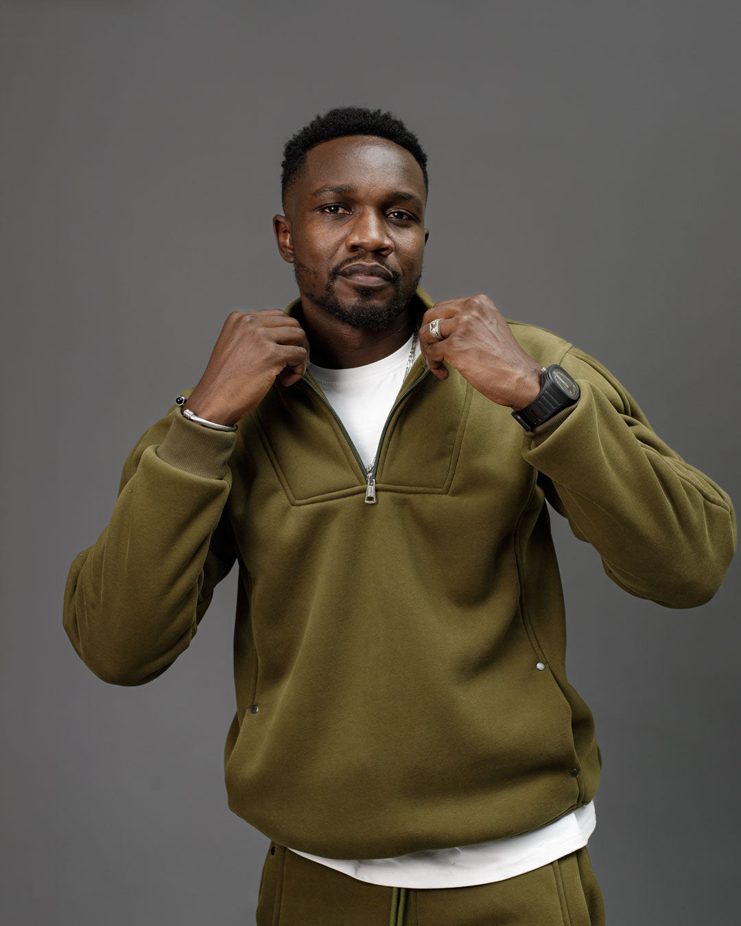 LÛME Men’s Matching Set – Army Green