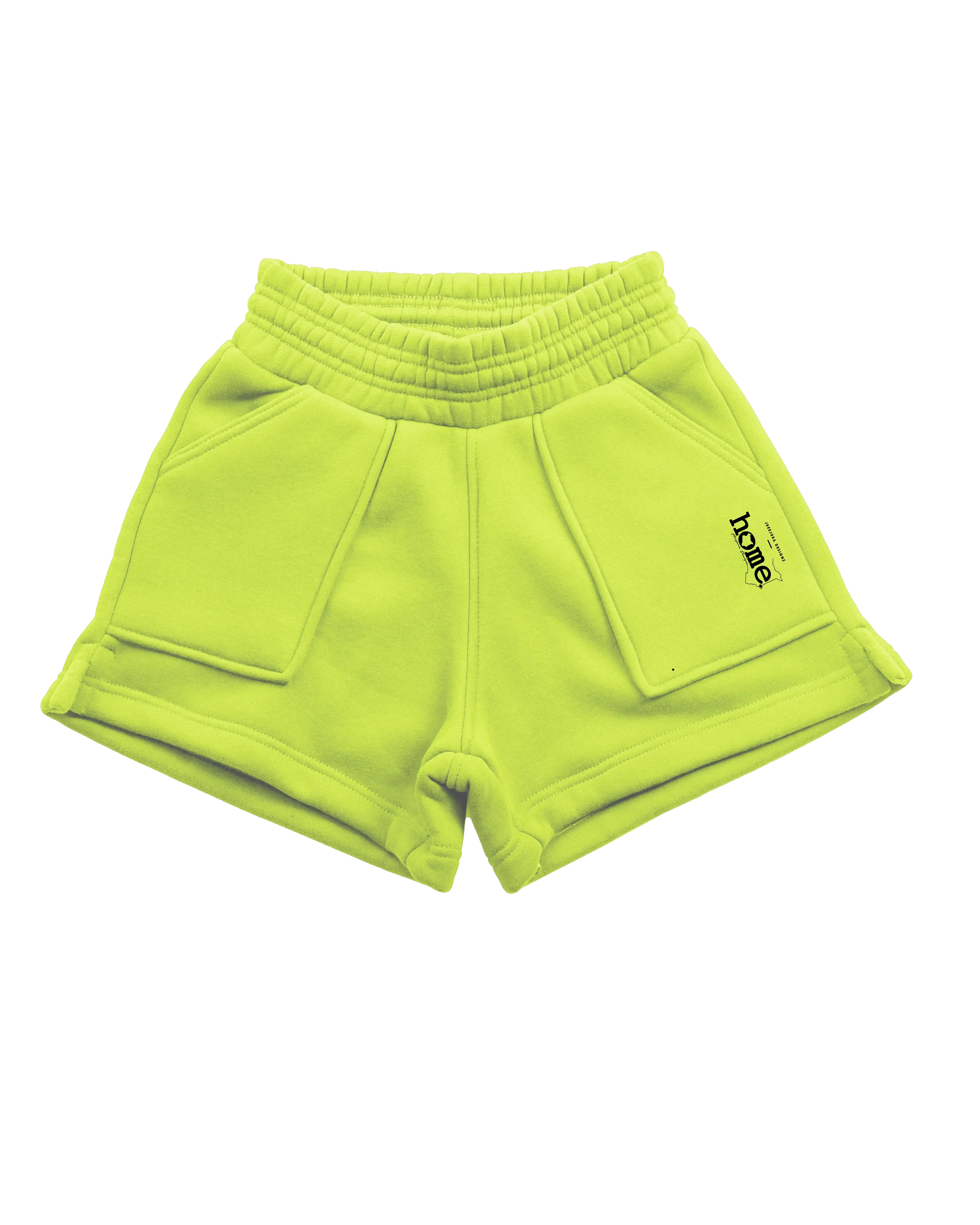 Cora Shorts - Lime Green (Heavy Fabric)