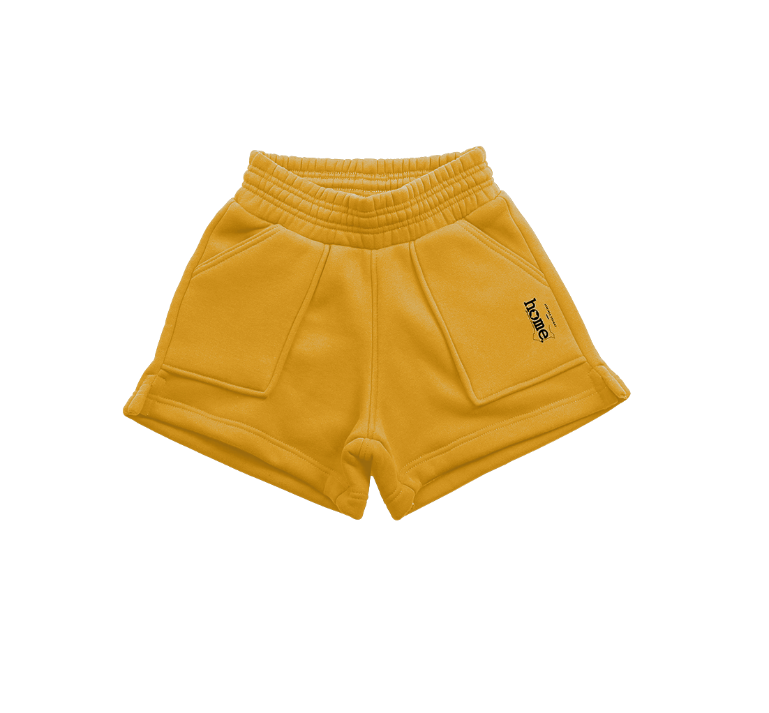 Cora Shorts - Dark Mustard (Heavy Fabric)
