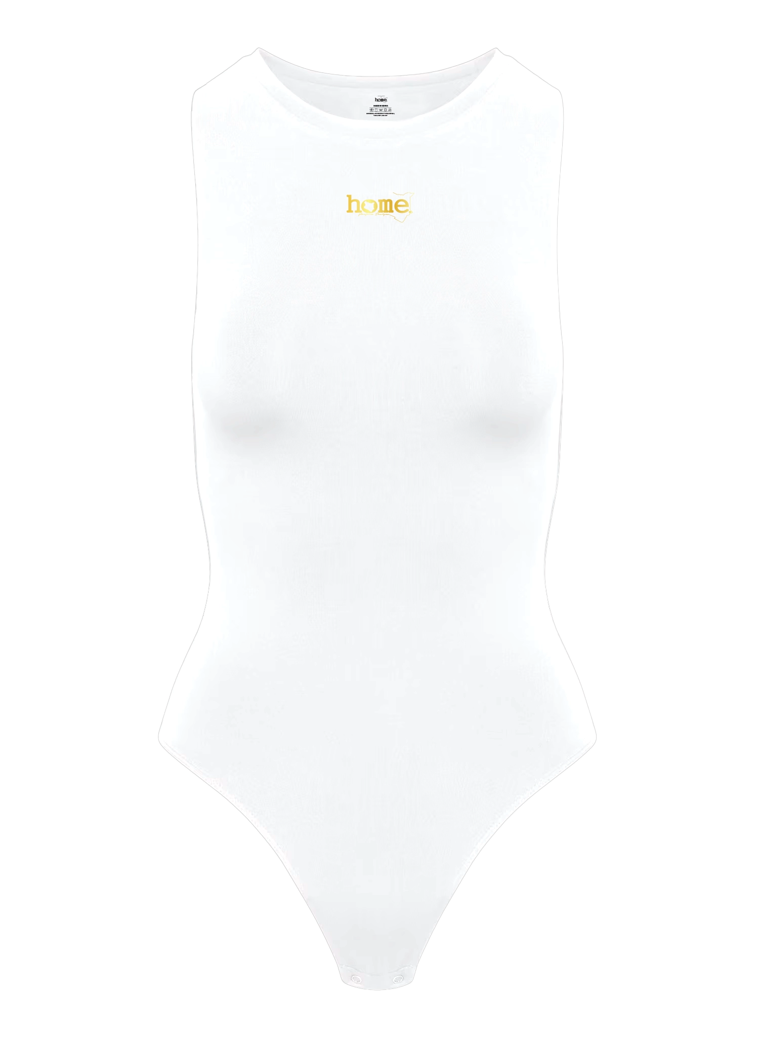 Sleeveless Bodysuit - White