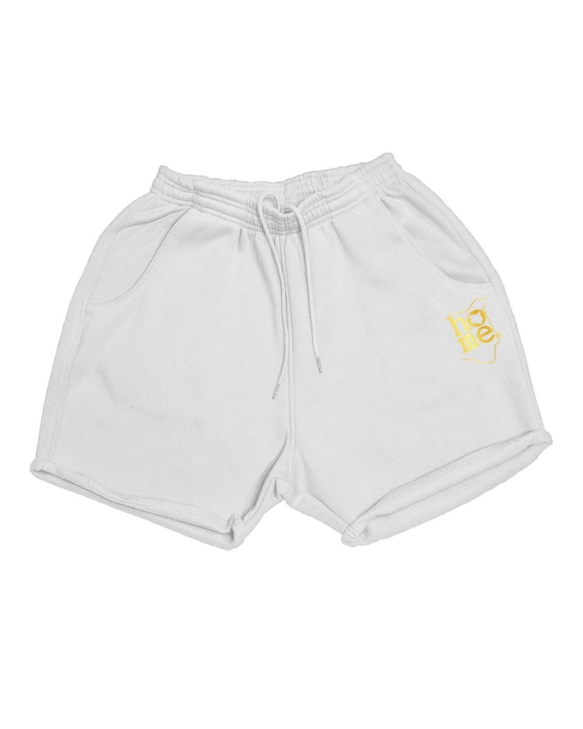 WOMENS BOOTY SHORTS - SILVER MIST (HEAVY FABRIC)