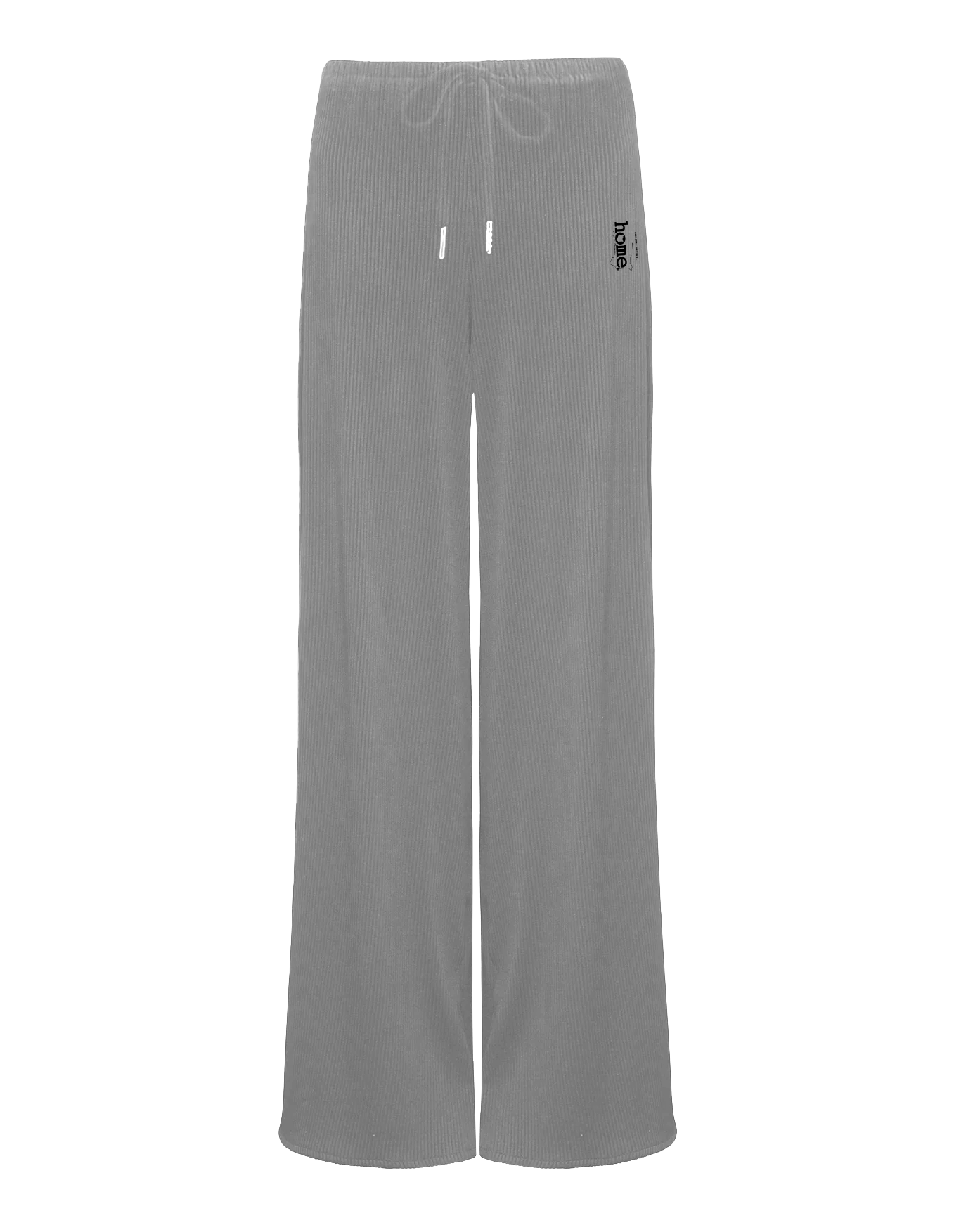 Womens Ribbed Cosy Pants - Granite