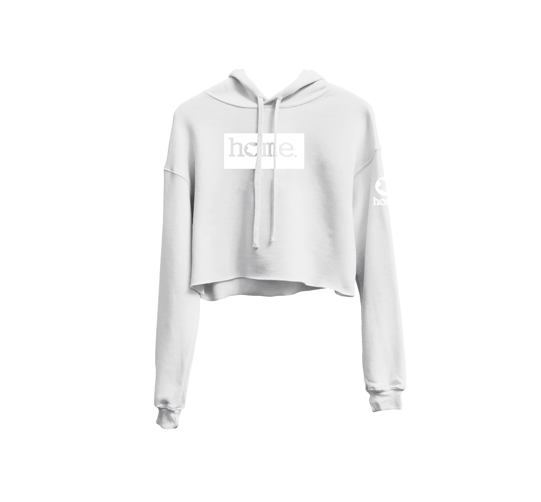 Cropped Hoodie - Mixed White (Heavy Fabric)