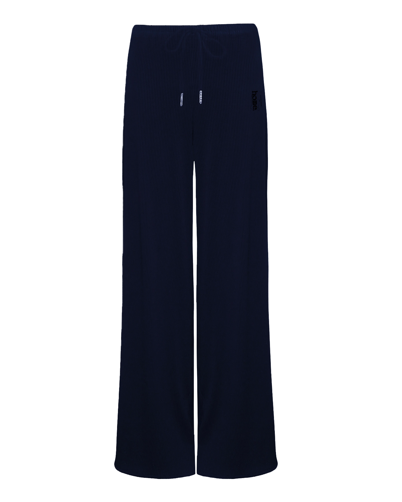 Womens Ribbed Cosy Pants - Navy Blue