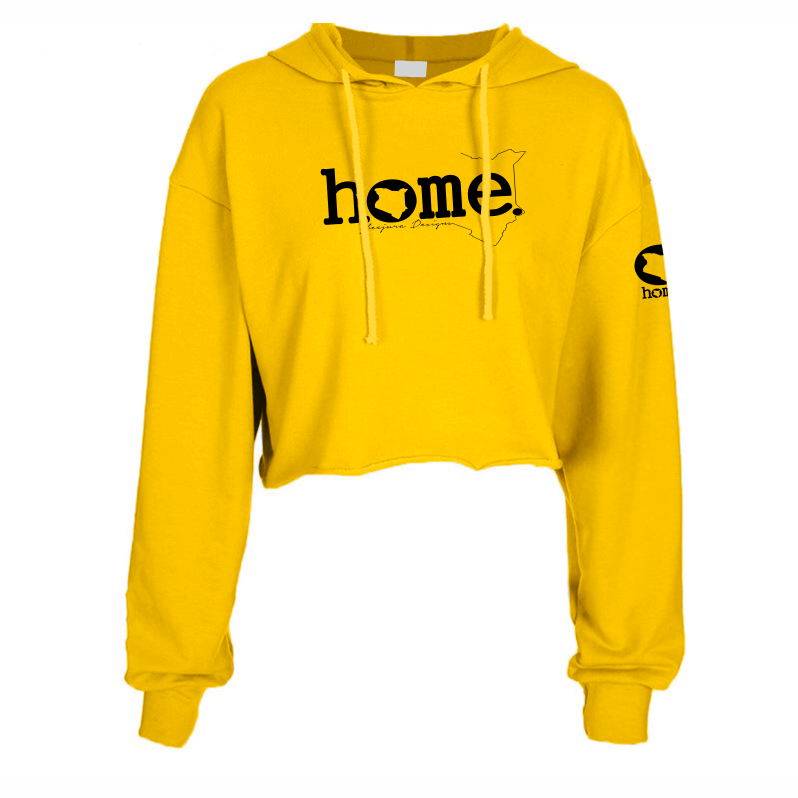 Cropped Hoodie - Mustard Yellow (Heavy Fabric)