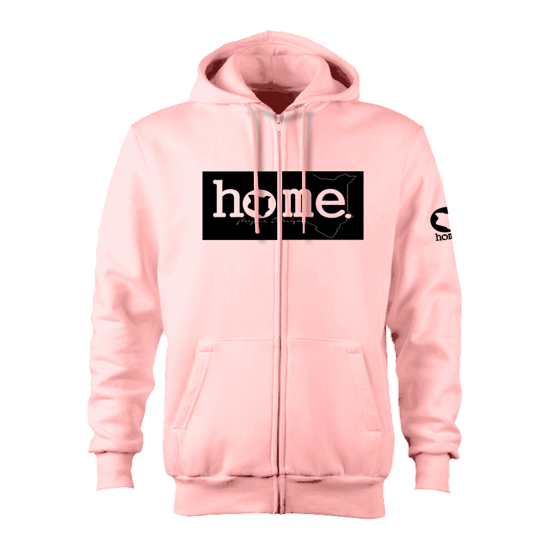 Kids Zip-Up Hoodie  - Peach (Heavy Fabric)