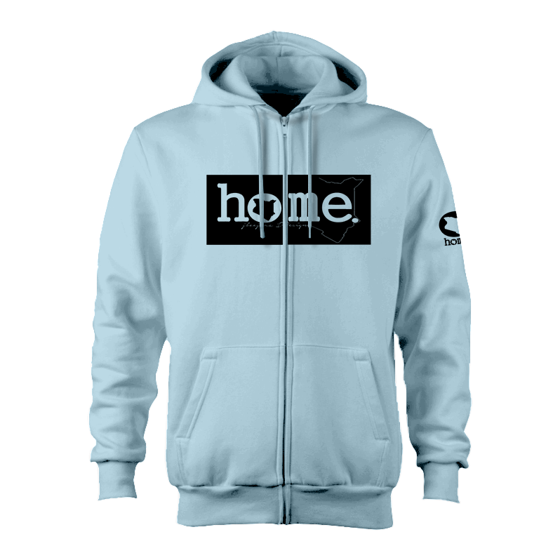 Zip-up Hoodie  - Sky Blue (Heavy Fabric)
