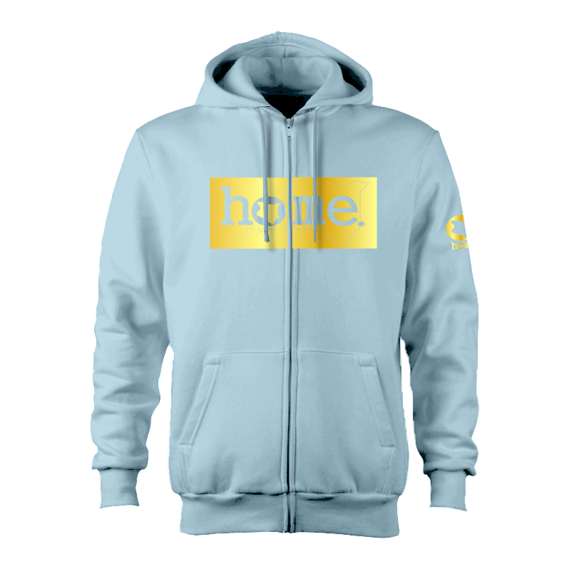 Zip-up Hoodie  - Sky Blue (Heavy Fabric)