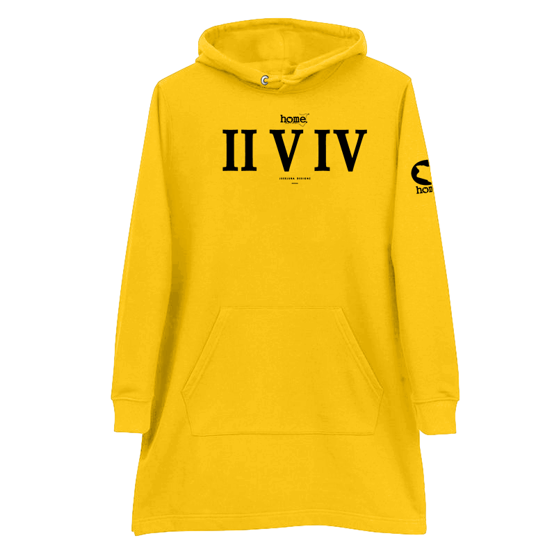 Hoodie Dress - Mustard Yellow (Heavy Fabric)