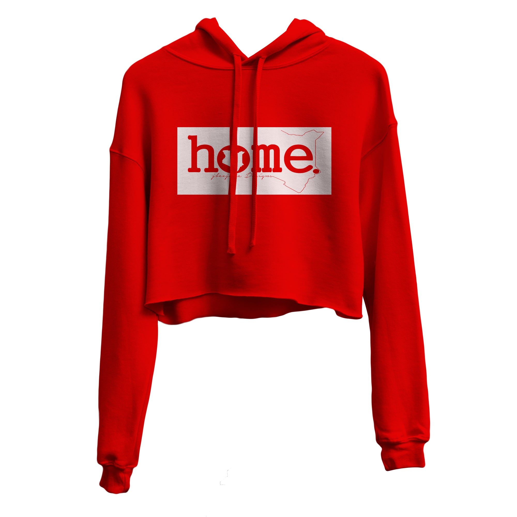 Cropped Hoodie - Red (NUVETRA™ fabric)