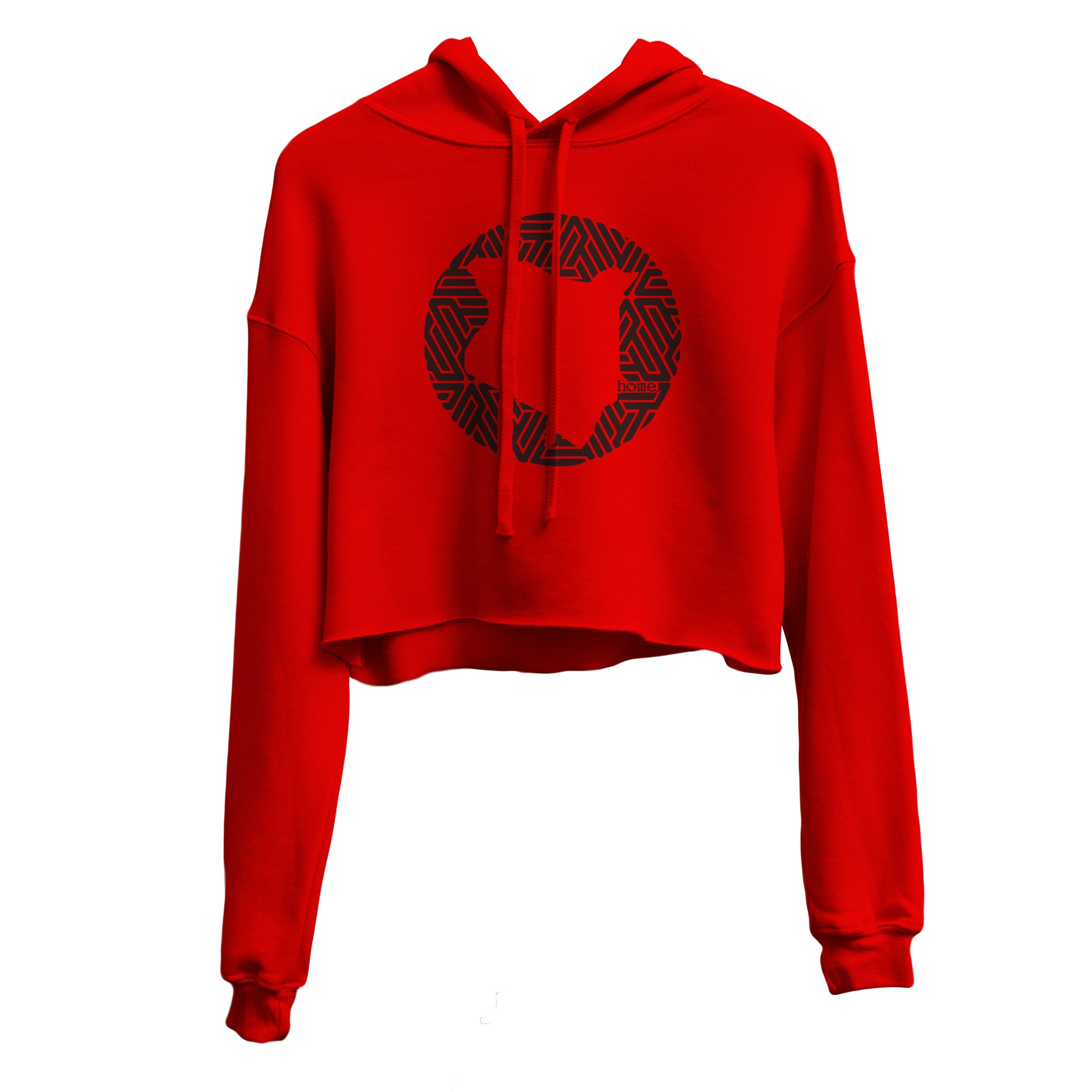 Cropped Hoodie - Red (Heavy Fabric)
